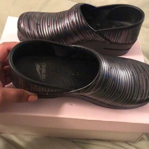 Dansko platform nurse shoes. Very comfy